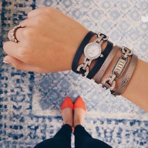 Chloe+Isabel Convertible Watch and Bracelet Set